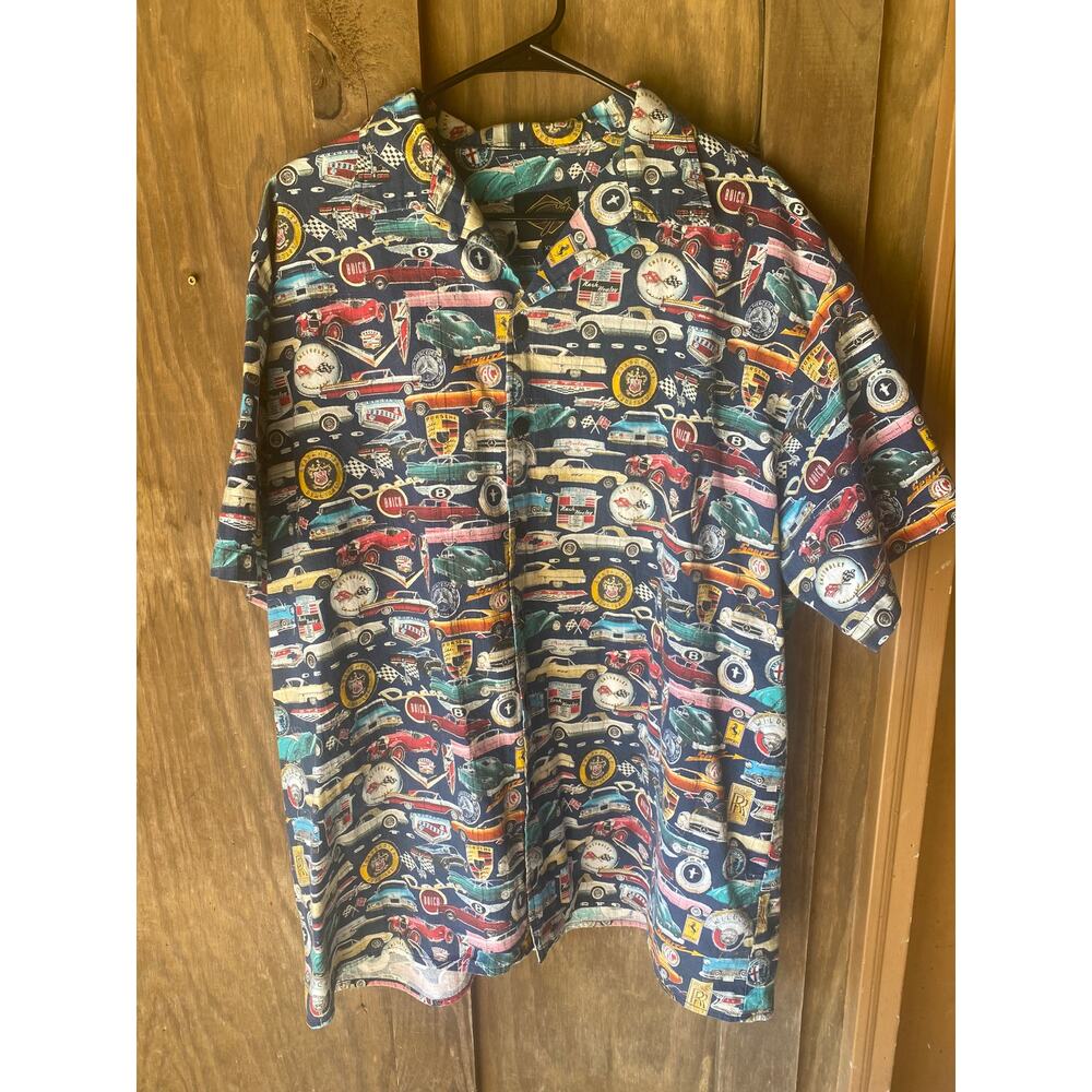 Gi Classic Cruisers Muscle Car Button down shirt Men's XXL